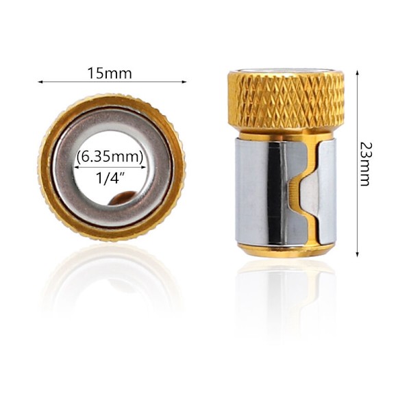 3 stk Universal Magnetisk Avtakbar Magnetiser Ring Skrueholder