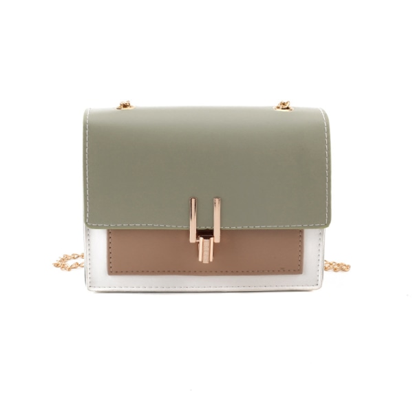 Thread Liten PU-läder Crossbody-väska för kvinnor Handväska Axelväska, 1 st