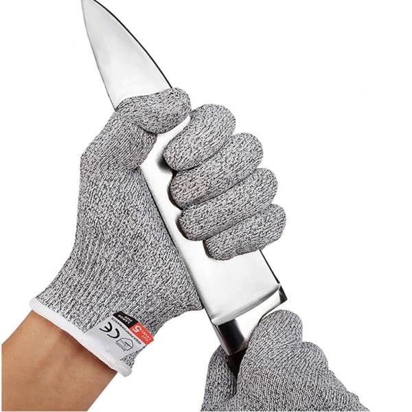 1 par skærebestandige handsker, niveau 5 skærebestandige handsker, L-23,5 cm