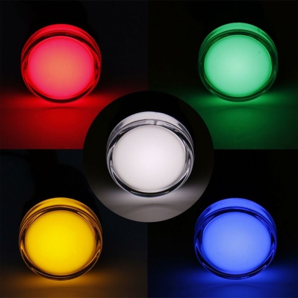 Sett med 5 lyse LED-indikatorlamper AD16-22D/S - 22 mm 220 VAC 2