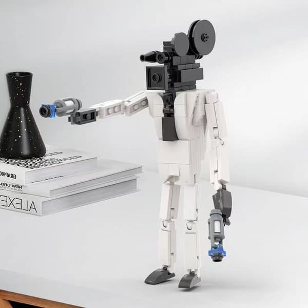 Toalett Cameraman Speakerman Titan Skräckspel Modell Leksaker Samlarobjekt