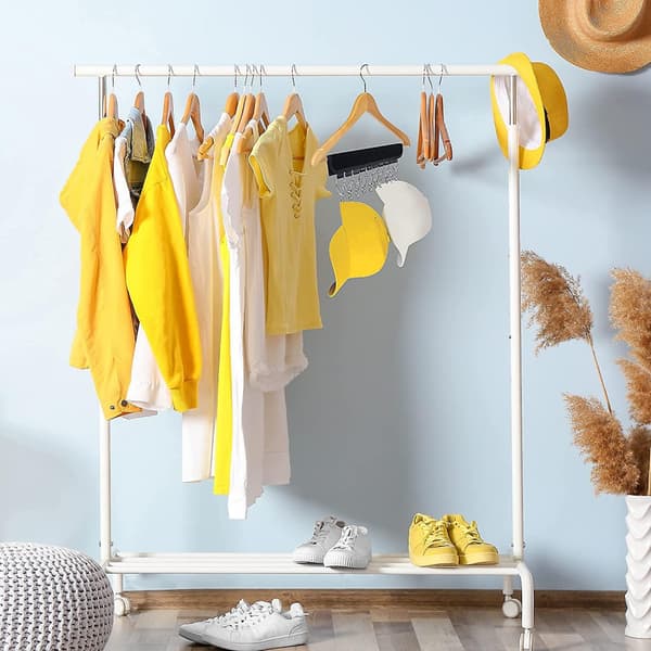 Hat Rack 4 Pakke 10 Hat Opbevaringsklips, Gave (Sort)