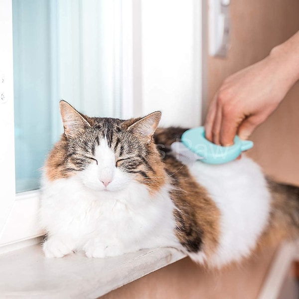 Fjernelse af kæledyrshår Masserende skal kam blød Deshedding børste Groom