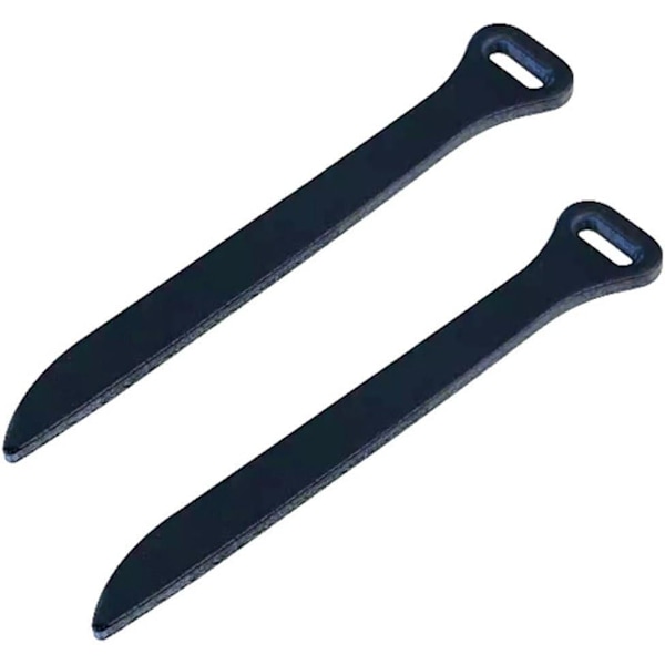 Dragkedjekläppar från Pieces, dragkedjeförlängare med lädersnöre, dragkedjeetiketter, snördragkedjor för ryggsäckar