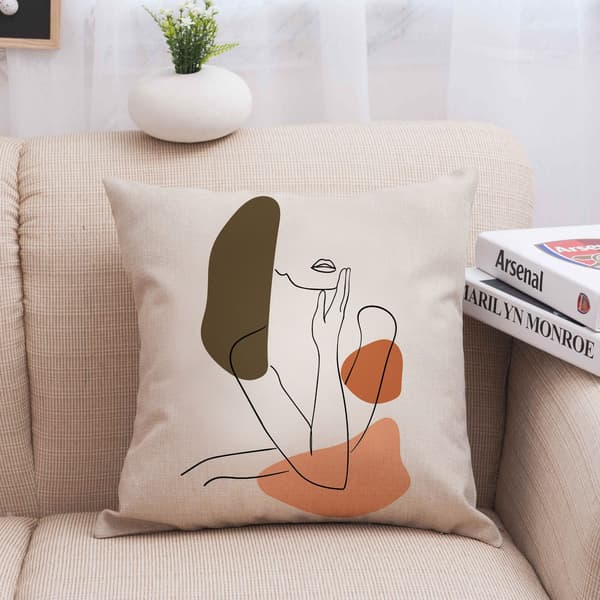 Sæt med 9 boho-pudebetræk - 45x45cm - Moderne abstrakte mønstre