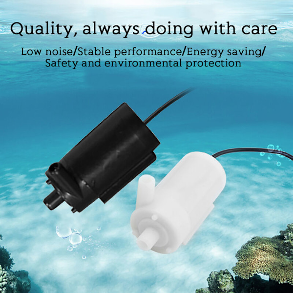 Lille Ultra Stille DC 5V USB Nedsænkelig Pumpe Akvarium Vand Filte