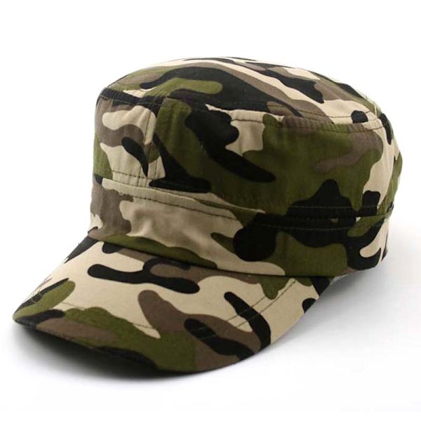 Tasainen lippalakki, sotilastyylinen hattu C