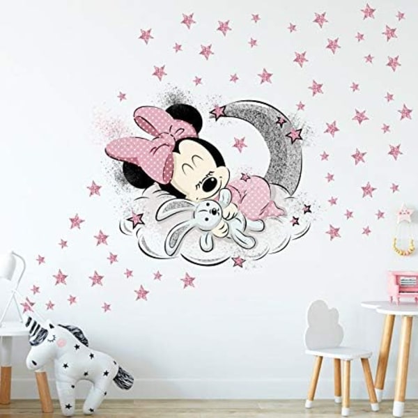 XXL Mickey Wall Stickers Minnie og Mickey Wall Stickers Børn