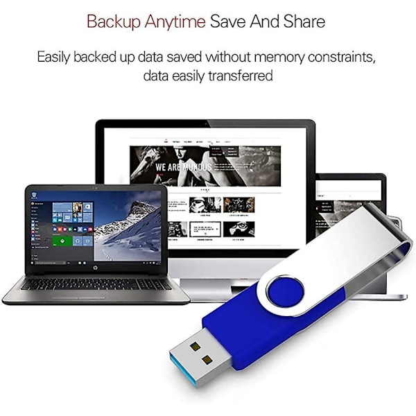 128 Gt:n USB-muistitikku 3.0 USB-tikku Kääntyvä muistitikku Suuri nopeus Kynä