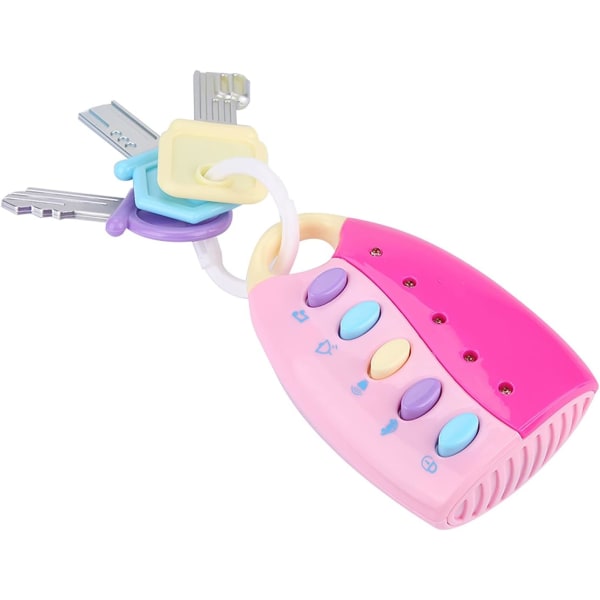 Baby Musical Remote Key Toy, Baby Musical Car Remote, til børns uddannelseslegetøj, med simuleringslyd og musikfunktion, Baby Car Toy Remote Control