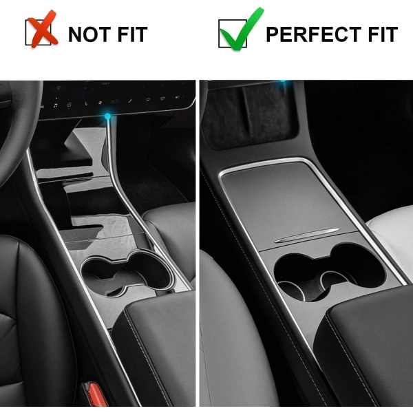 Midtkonsoll Oppbevaringsbrett for 2021 2022 Tesla Model 3/Y Interiør