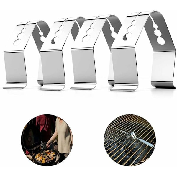 Grilltermometerklämma för ugn, grill och kötttermometer