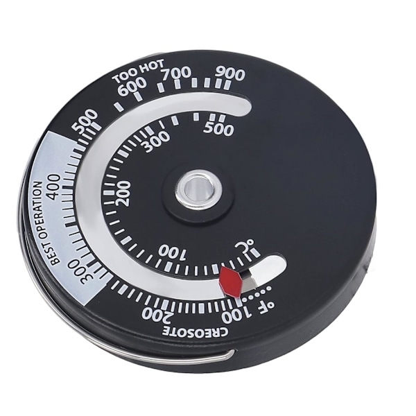 Magnetisk Spis Termometer 0-500℃ Urtavla Hög Precision Termometer Mätare Ugnstemperaturmätare för Öppen Spis Vedspisar