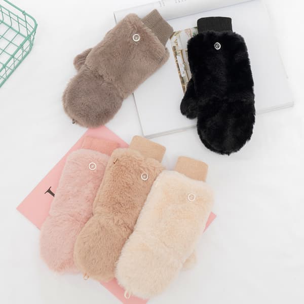 Varme Handsker Vinter Kvinder Handsker Flip-cover Vinter Handsker Elskelige G