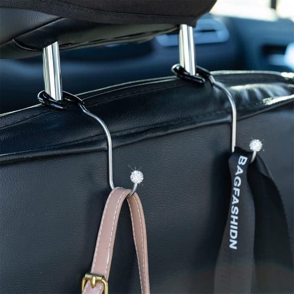 Bling Bil Henger, 2 stk Bling Bil Henger Organizer Sete Hodegavl