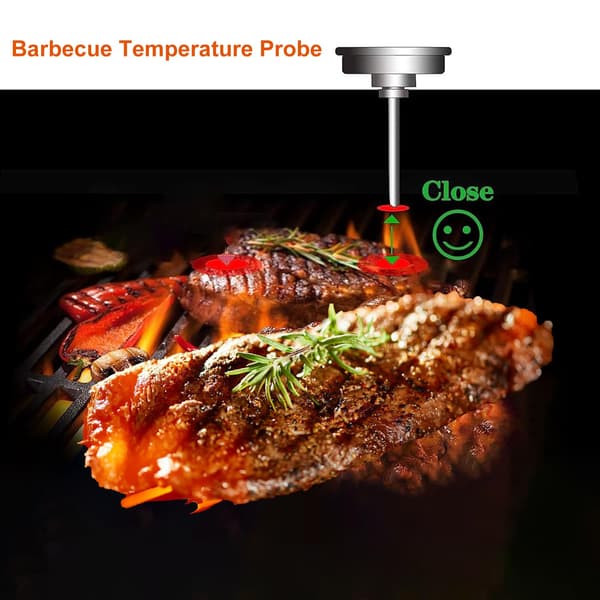 Termometer, 1 st BBQ Pizza Grill Termometer Temperaturmätare 120℃ för Grillning