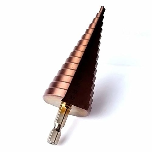HSS M35 Kobolt Trinbræddebor 4-32mm, Bor lige slids H