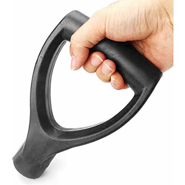 D-handtag i plast, snöskyffel, ersättningshandtag, S