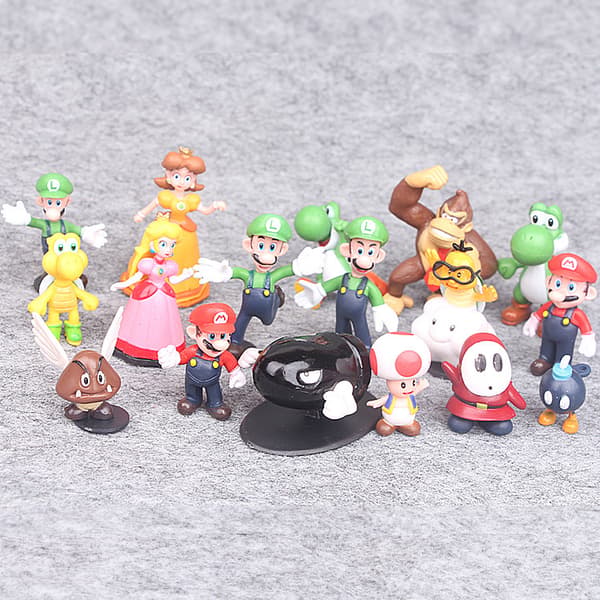 Super Mario 18-pak figurer