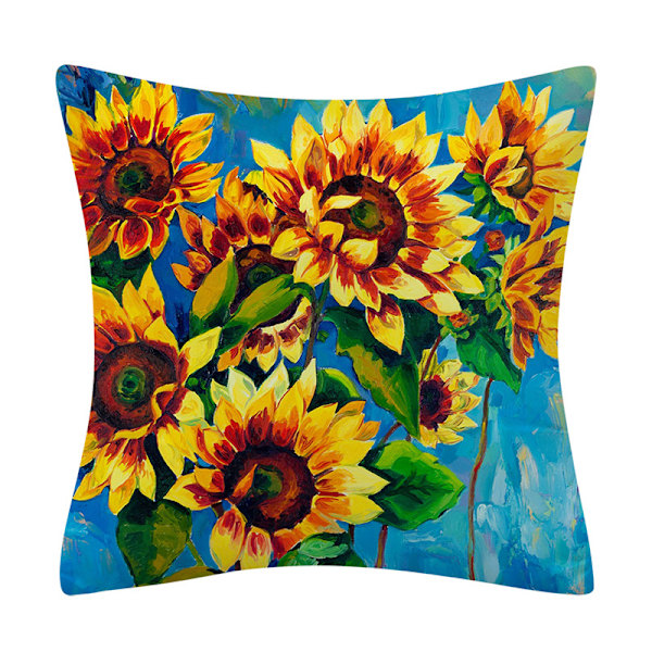 Set med 4 kuddfodral 45 x 45 cm Snyggt dekorativt örngott