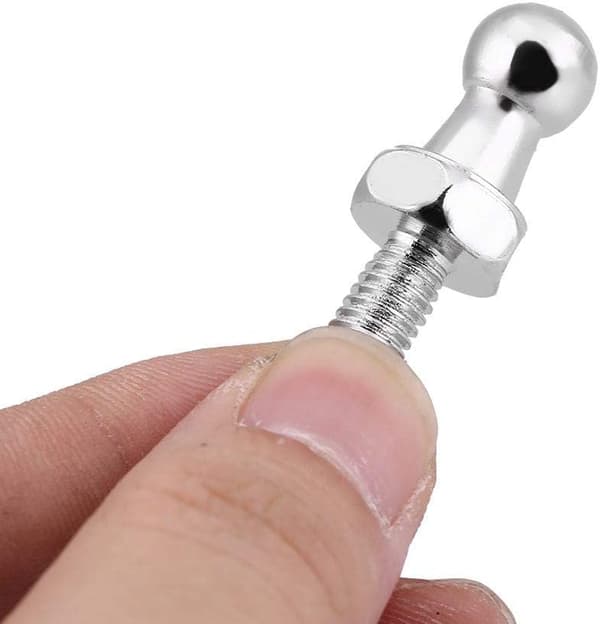 2 stk. Bilbehov Rustfritt Stål Ball Stud Bolt M6 Kit Stips