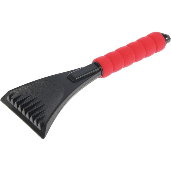 Bilikke isskrape, isskrape med sklisikkert mykt grep, plastskrape isskrape, svart 280*95*25mm