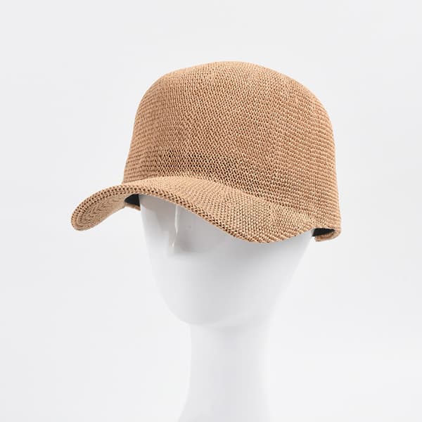 Mænd Kvinder Halm Baseball Cap Hat Hul Justerbar Åndbar Sol