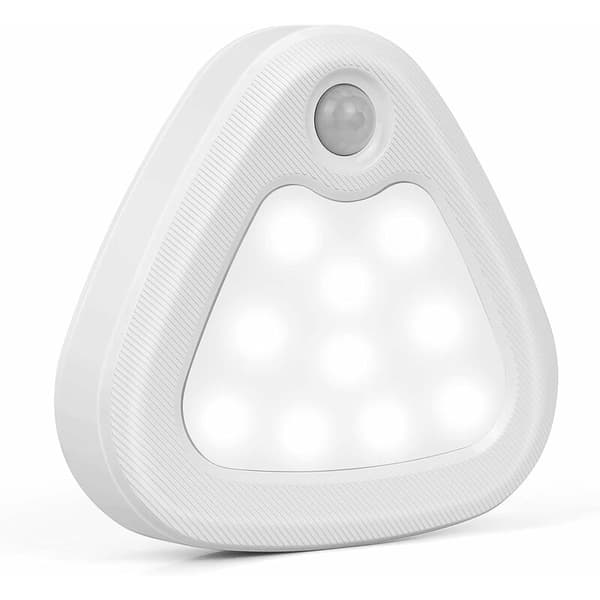 Automatisk LED-nattlys, bevegelsessensor LED-lampe, med magnetisk