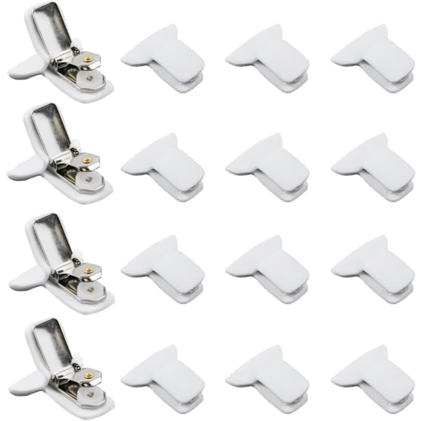 12Pcs Quilt Clips Padded Duvet Grippers Bedding Accessories Prevent Quilts From Shifting Bed Sheet Holder Clips for Home Beauty Salon