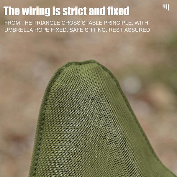 Vattentät Triangulär Nylon Canvas Pall Säte Inga Ben Bärbar Ou
