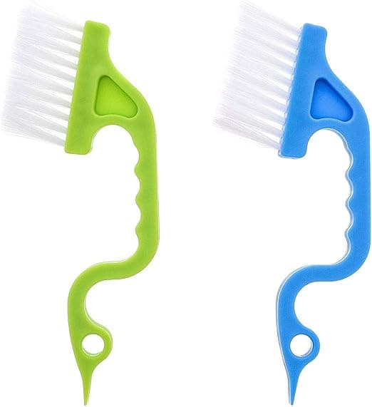 2 st handrengöringsborste duschdörr gap cleaner för hemmet