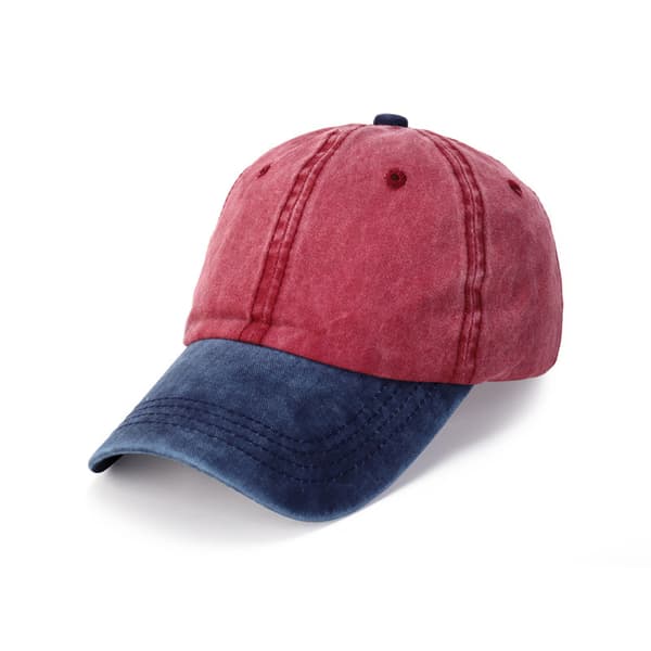 Mænd og kvinder Baseball Cap Vasket Bomulds Cap Plain Justerbar Dad Hat
