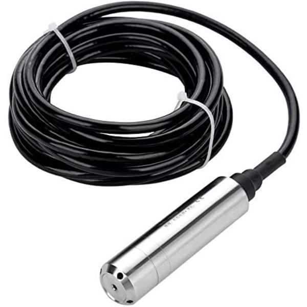 DC24V 4-20mA Vannnivåsensor i Rustfritt Stål Vannnivåsensor Vannnivåsensor for 0-5m Dybdedeteksjon