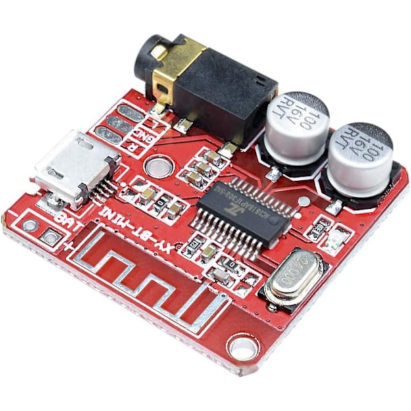 XY-BT-Mini 5 stk. Bluetooth 5.0 Audio Receiver Board MP3 Lossless Trådløst Stereo Musikmodul 3.7-5V