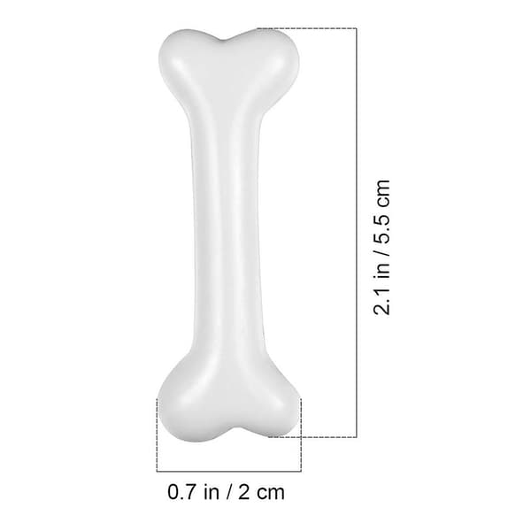 4 stk Hundeben Alligator Hårklemmer Bones Pebble Barrette Hallowee