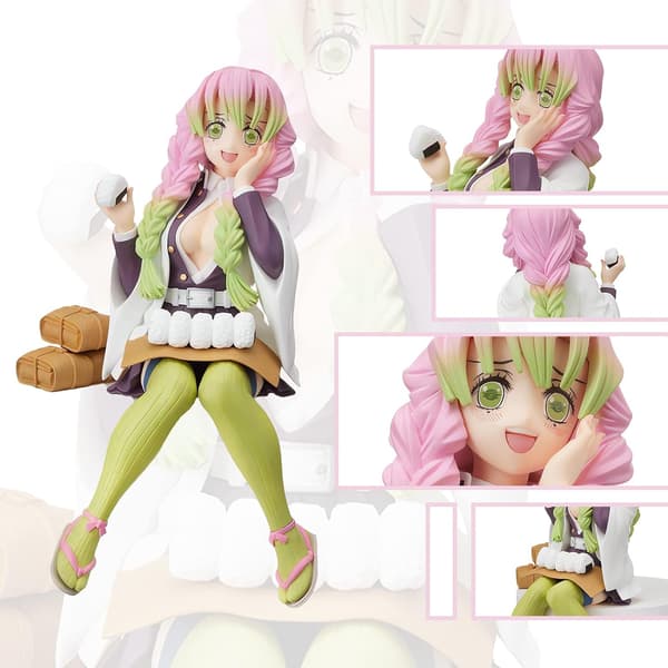 Mitsuri Kanroji Actionfigur Spøkelsesdreperfigur Spis Riskuler
