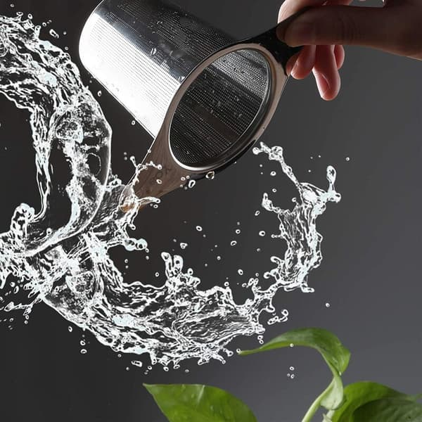 Te-filter, rustfrit stål te-infuser med fine huller, universel tekande