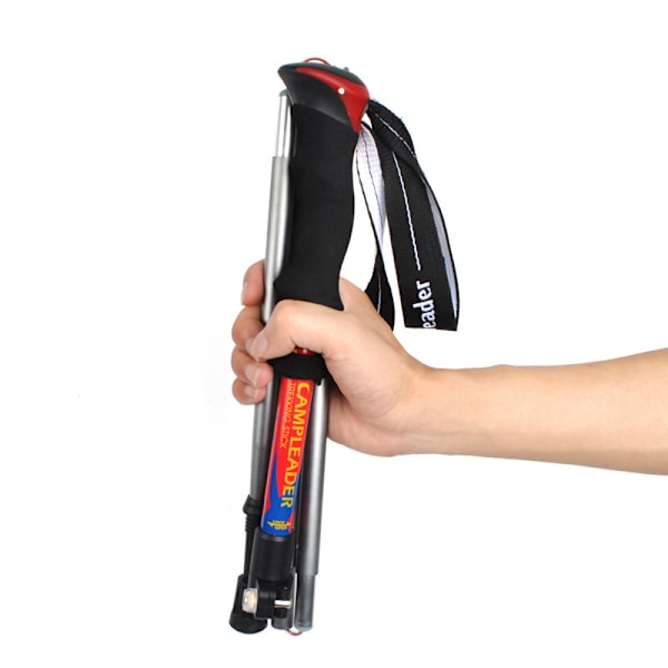 Trekking Pole Vandrestave 7075 Aluminium Foldbar, Justerbar, Ul