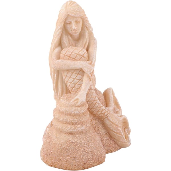 Havfrue Figur Resin Akvarium Statue Miniatyr Hage Fe Hage