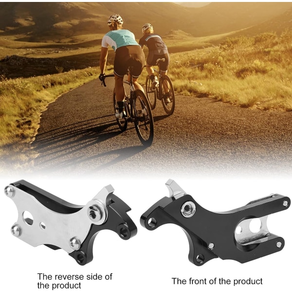 Cykelskivbromsadapterkonverter, aluminiumlegering cykelskivbroms