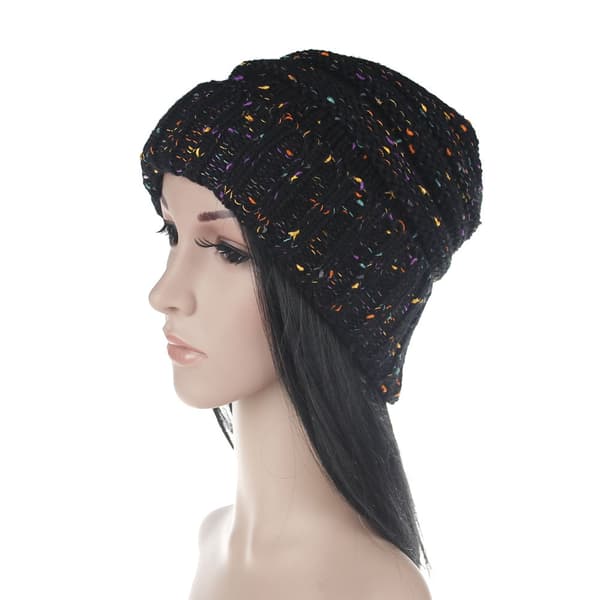 Buff Kim Black Fleece Knit Hat för kvinnor, svart, One Size EU