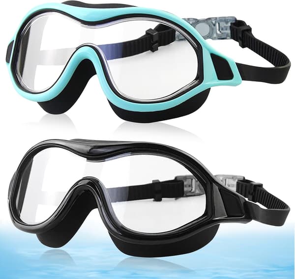 Uintigoggles, 2 kappaletta sukelluslaseja, säädettävät uimalasit