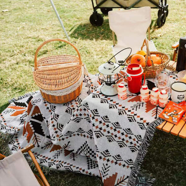 Douceur d'intérieur Décor Line COZY Rektangulær duk Sans 9