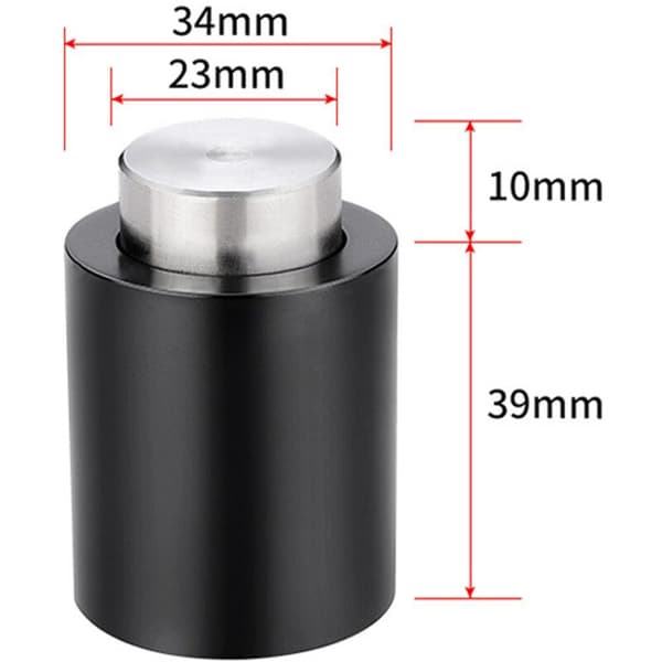 304 rustfrit stål magnetisk dørstopper gulv magnetisk dørstopper gulv magnetisk dørstopper gulv
