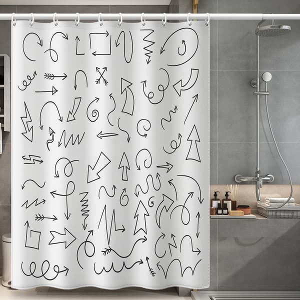 PEVA-suihkuverho 180 x 200 cm