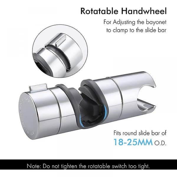 Bruseholder 18-25mm Diameter Håndbruserholder Badeværelsestilbehør Adj