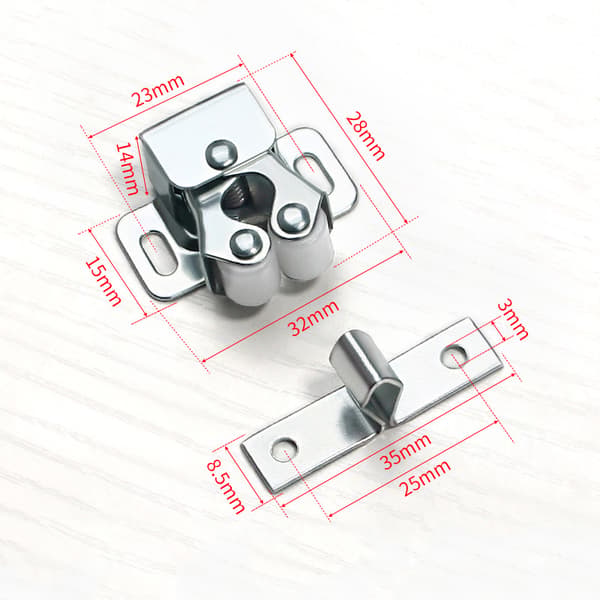 6PCS dørstop tættere, deflektor, buffer magnetisk skab, garderobes hardware