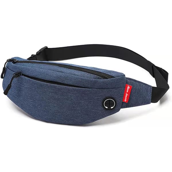 Fanny Pack Vyötärö Naiset Bum Bag Vedenpitävä Sling Tasku Miehet Urheilu