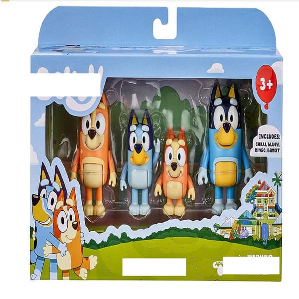 Bluey Figur 4-pak