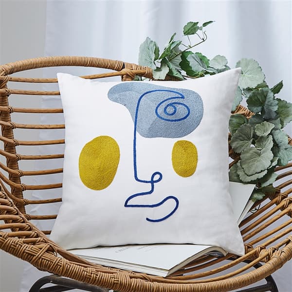 Set med 4 moderna kuddfodral, 45x45cm, soffkuddfodral för hem